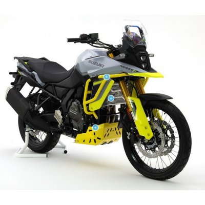 CROSSPRO hliníkový kryt motoru SUZUKI V-STROM 800 / 800 DE 23-24 barva černá texturovaná – Hledejceny.cz