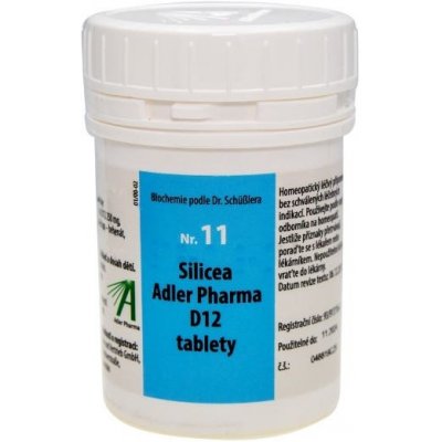 Adler Pharma Schüsslerovy soli Nr.11 Silicea D12 400 tablet – Hledejceny.cz