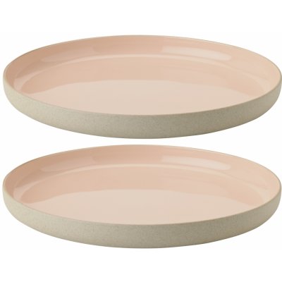 Stelton Snídaňový talíř EMMA 19 cm růžová kamenina 2 ks – Zboží Mobilmania