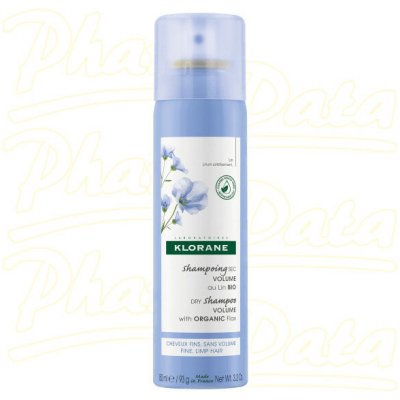 Klorane Suchý šampon s BIO lnem 150 ml – Zboží Mobilmania