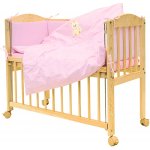 Scarlett 7-dílná sada Baby MÉĎA růžová 90 x 41 cm – Zboží Mobilmania