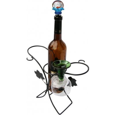drátěný stojan na 1 láhev a 4 skleničky – HobbyKompas.cz
