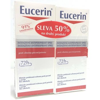 Eucerin Intenzivní antiperspirant spray (Anti-Transpirant Intensive) 2 x 30  ml od 425 Kč - Heureka.cz