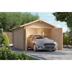 KARIBU 54133 dřevěná garáž – Hledejceny.cz
