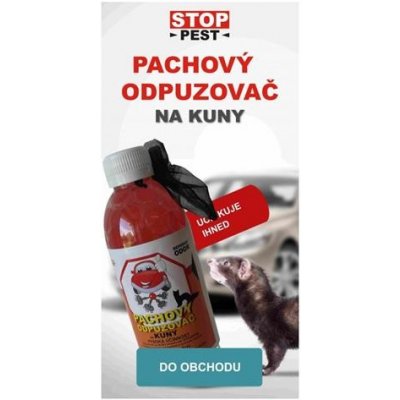 Stop Pest Pachový odpuzovač na kuny do auta 150 ml – Zbozi.Blesk.cz