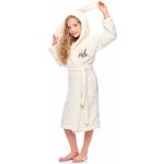 L&L Huňatý dívčí župan RB-003 Ecru – Zboží Dáma