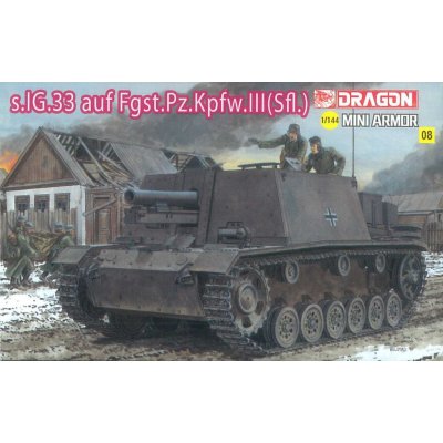 Dragon Model Kit tank 14112 s.IG.33 auf Fgst.Pz.III 1:144 – Zboží Mobilmania