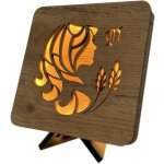 Li-Go Znamení Panna lampa 19x19 cm dub B 2292 – Hledejceny.cz