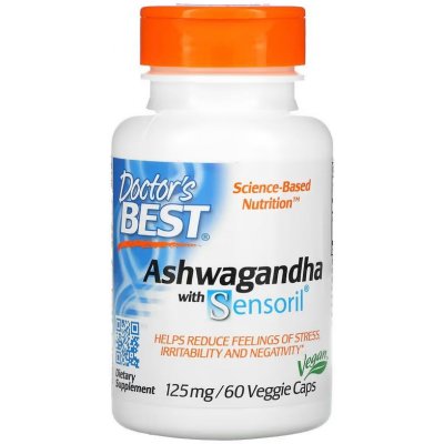 Doctor's Best Ashwagandha Sensorill 125 mg 60 kapslí