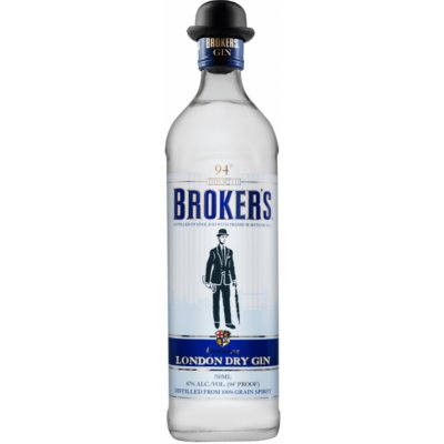 Broker's London Dry Gin 40% 1 l (holá láhev) – Zboží Mobilmania