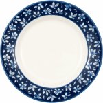 GREEN GATE Kameninový talíř Dahla Blue 15 cm modrá barva bílá barva keramika – Hledejceny.cz