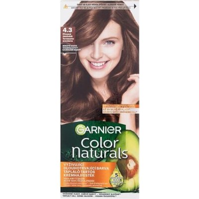 Garnier Color Naturals Barva na vlasy 4.3 Natural Golden Brown 40 ml – Zboží Mobilmania