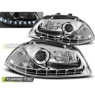 Tuning-Tec Přední čirá LED světla Seat Ibiza III (2002 - 2008) - chromované – Hledejceny.cz