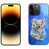 Pouzdro a kryt na mobilní telefon Apple mmCase na iPhone 14 Pro Max koala ve svetru