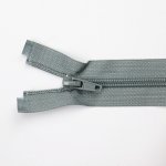Spirálový zip dělitelný 70 cm šedý – Zboží Mobilmania