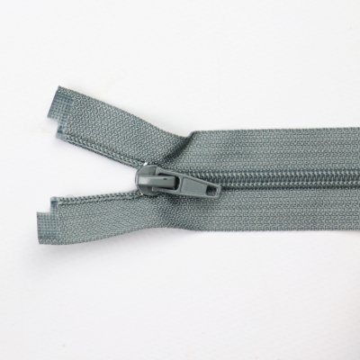 Spirálový zip dělitelný 70 cm šedý – Zboží Mobilmania