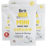 Brit Care Mini Grain-free Hair & Skin Salmon & Herring 2 kg – Zboží Dáma