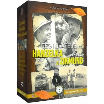 Cestovatelé Jiří Hanzelka a Miroslav Zikmund: Kolekce cestopisů digipack DVD