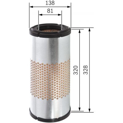 Vzduchový filtr BOSCH F 026 400 317 – Hledejceny.cz