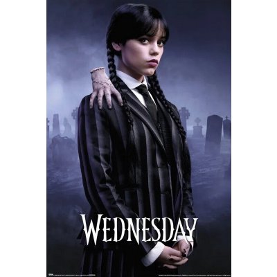 Plakát 61x91,5cm – Wednesday T2 - Wednesday & Thing – Zboží Mobilmania