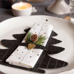 Bastion Collections Xmas TREE držák na ubrousky 6 ks TM-TREEHOLD-001-BL – Zboží Mobilmania