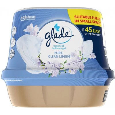 Glade Vonný gel do koupelny CleanLinen 180 g – Hledejceny.cz