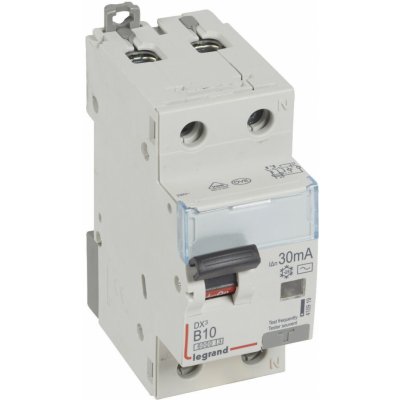 Legrand RCBO DX3 10B 1+N 30mA 6kA AC 410919 – HobbyKompas.cz