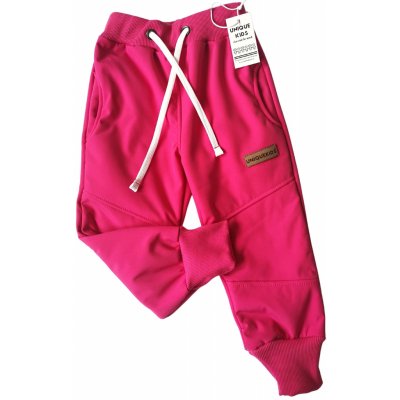 Zimní softshelové kalhoty zateplené beránkem UNIQUE kids Fuchsia – Zboží Mobilmania