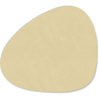 LIND Podtácek Curve Nupo citronový sorbet kůže 11x13 cm – Sleviste.cz