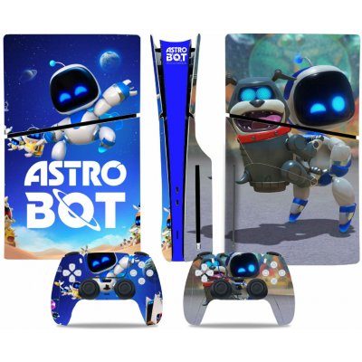 Polep na konzoli - PS5 SLIM diskovou verzi - Astrobot, TN-P5SDisc-0685 – Zboží Mobilmania