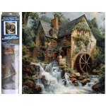 NORIMPEX Diamantové malování Mlýn 30 x 40 cm – Sleviste.cz