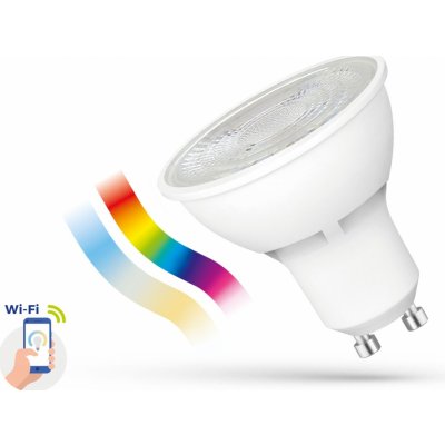 Spectrum LED žárovka GU10 5W 480 lm, CCT/RGB DIM Smart Wifi – Zboží Mobilmania