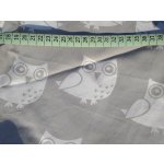 KHC 2dílná sada Povlečení 120 x 90 cm + 40 x 60 cm + Mantinel Sovy šedá – Zboží Dáma