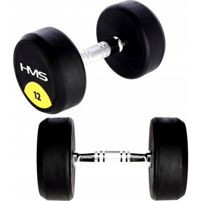 HMS Pogumovaná jednoruční činka HG Pro 12 kg – Zboží Dáma