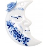 Cibulák Dubí Vánoční ozdoba měsíček oboustranný cibulový porcelán 10623 – Hledejceny.cz
