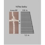 KV Řezáč Síť házená 4mm – Zboží Dáma
