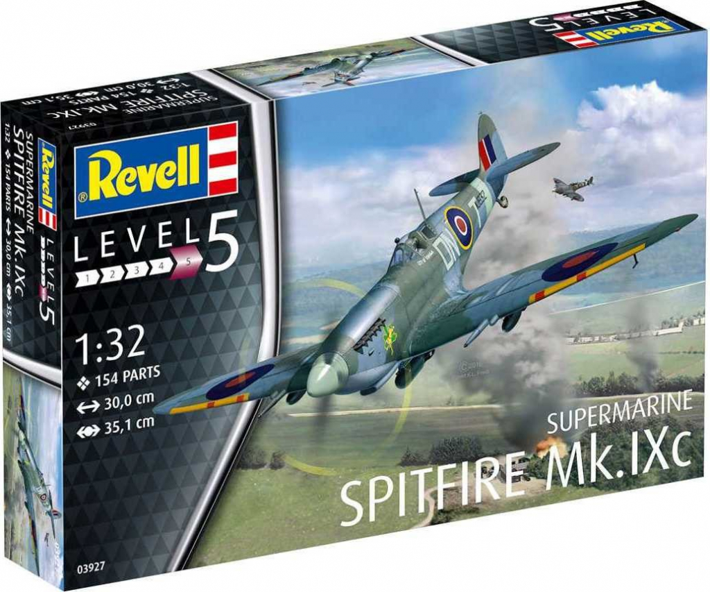 Revell Plastic modelky plane 03927 Spitfire Mk.IXC 1:32