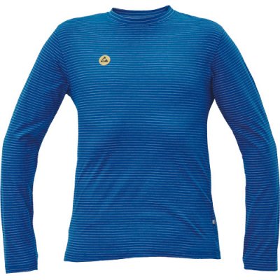 Cerva tričko s dlouhým rukávem NOYO ESD Royal modrá S – Zboží Dáma