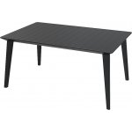 Deokork Zahradní plastový stůl LIMA 157x80 cm antracit – Hledejceny.cz