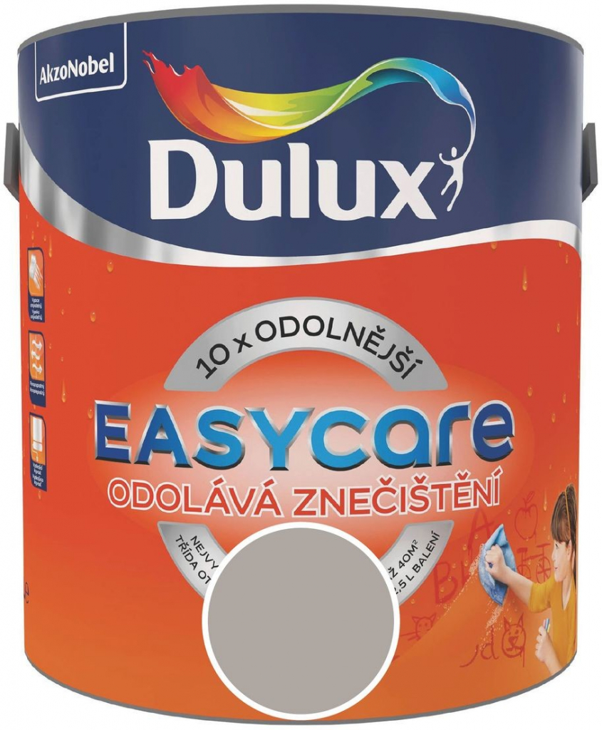 Dulux EasyCare 2,5 l tvrdý ořech