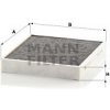Vzduchový filtr pro automobil MANN-FILTER Filtr, vzduch v interiéru CUK 26 010