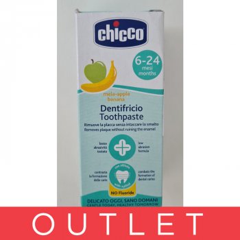 Chicco Oral Care zubní pasta pro děti 6 m+ příchuť Apple & Banana 50 ml