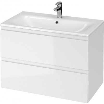 CERSANIT Koupelnová skříňka s umyvadlem SET B277 MODUO 80 BÍLÁ (S801-316-DSM) – Zboží Mobilmania