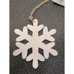 dekorace závěsná VLOČKA velká 7cm BÍ 6ks – Hledejceny.cz