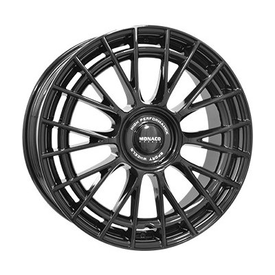 MONACO WHEELS GP12 8,5x19 5x108 ET45 gloss black – Zboží Mobilmania