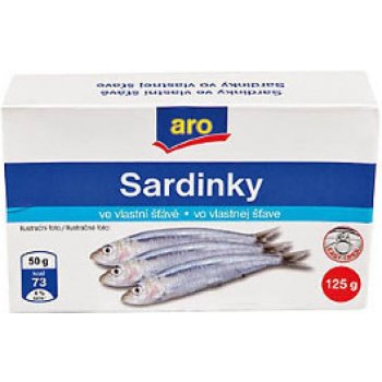 Aro sardinky ve vlastní šťávě, 125g