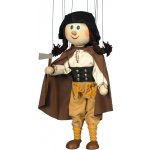 Mašek umělecká výroba Loutka dřevěná Jánošík 35 cm – Zboží Dáma