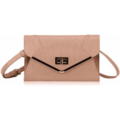 LS Fashion kabelka psaníčko LSE00174 tělové/nude – Sleviste.cz