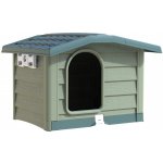 Bama Bouda pro psy BUNGALOW L 110 x 94 x77 cm zelená – Zboží Dáma