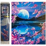 Norimpex Diamantový obrázek malování Vycházející měsíc 30 x 40 cm – Hledejceny.cz